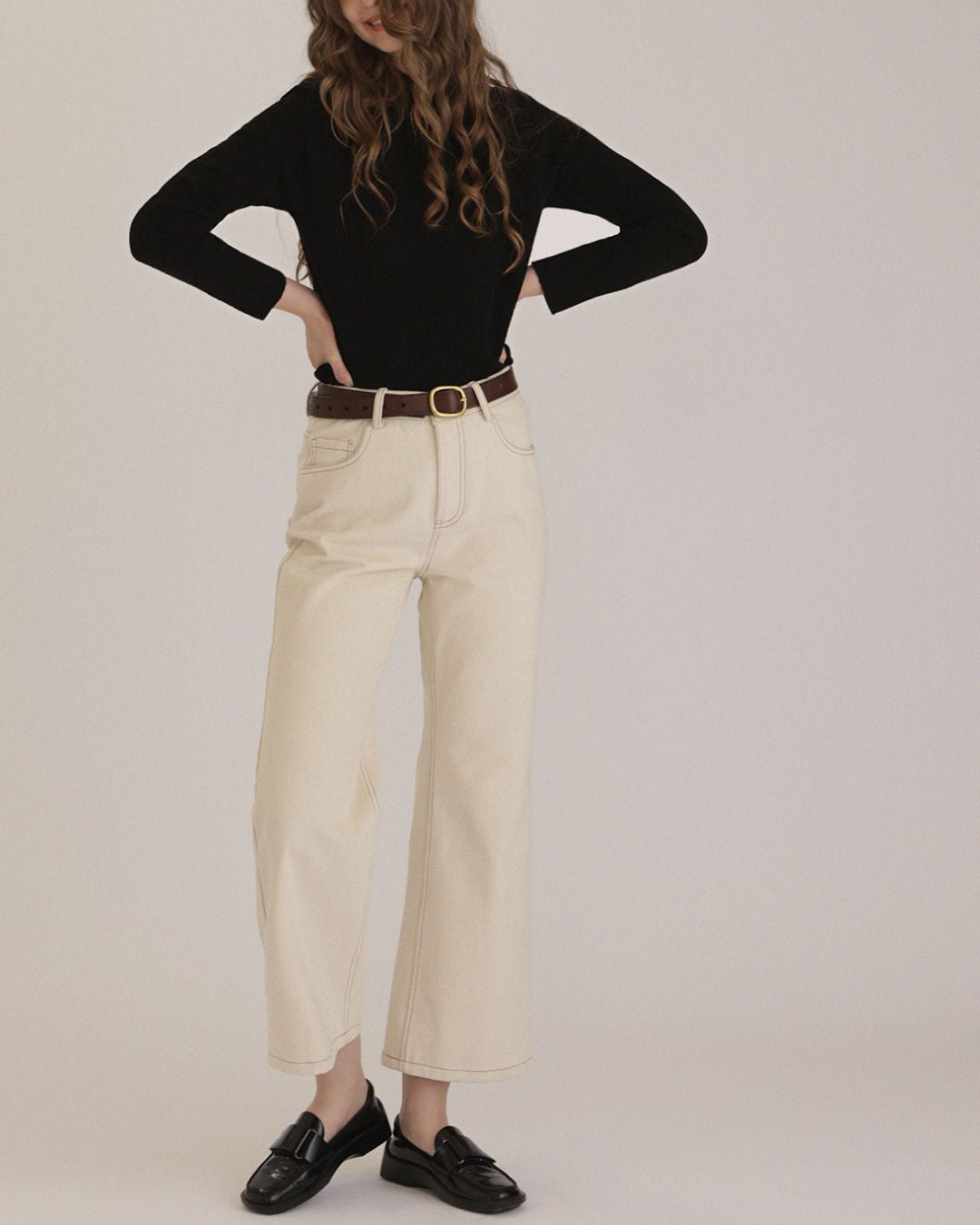 Bottleneck Wool Knit　KN030