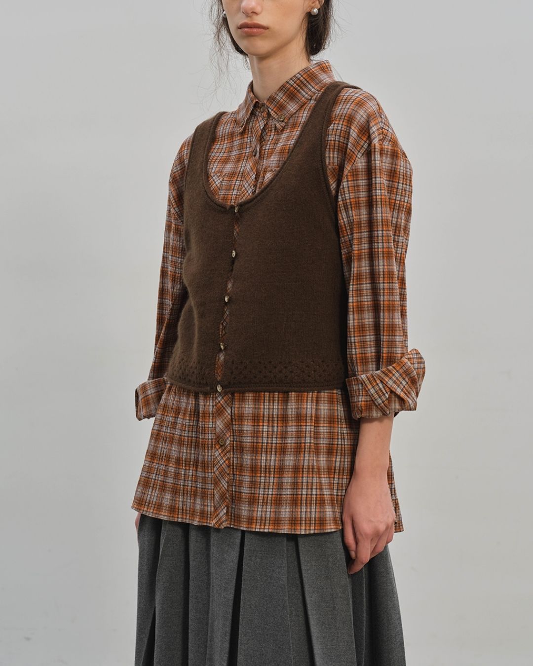 Front And Back 2-way Knit Vest　VT003