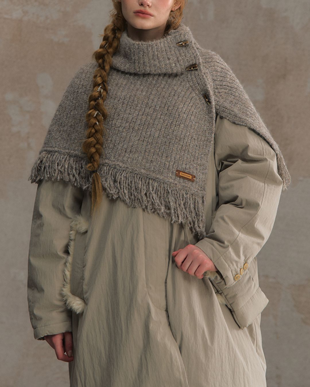 Fur Detail Long Down Coat　CT024