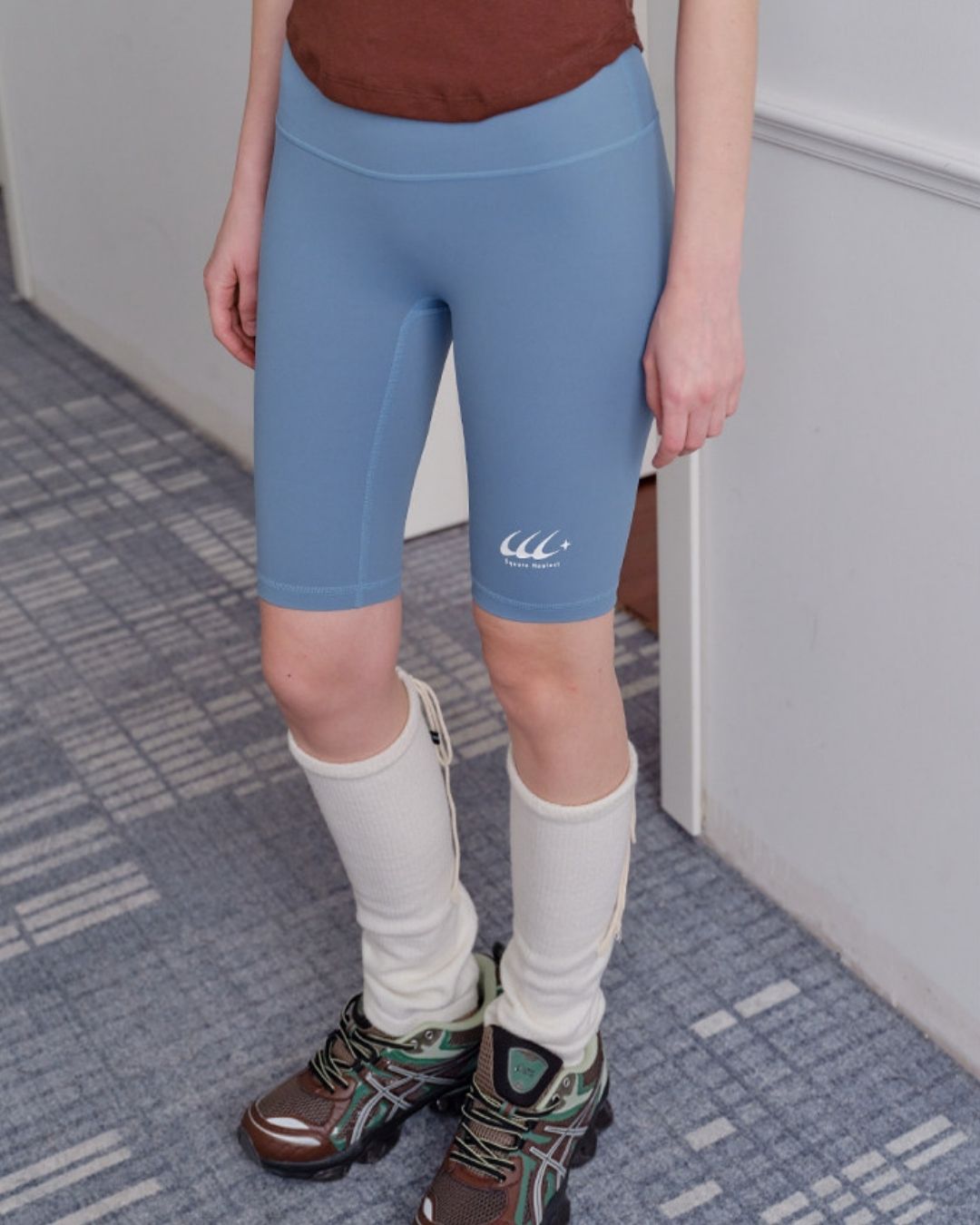 High-waisted Above-the-knee Fitness Pants　SP003