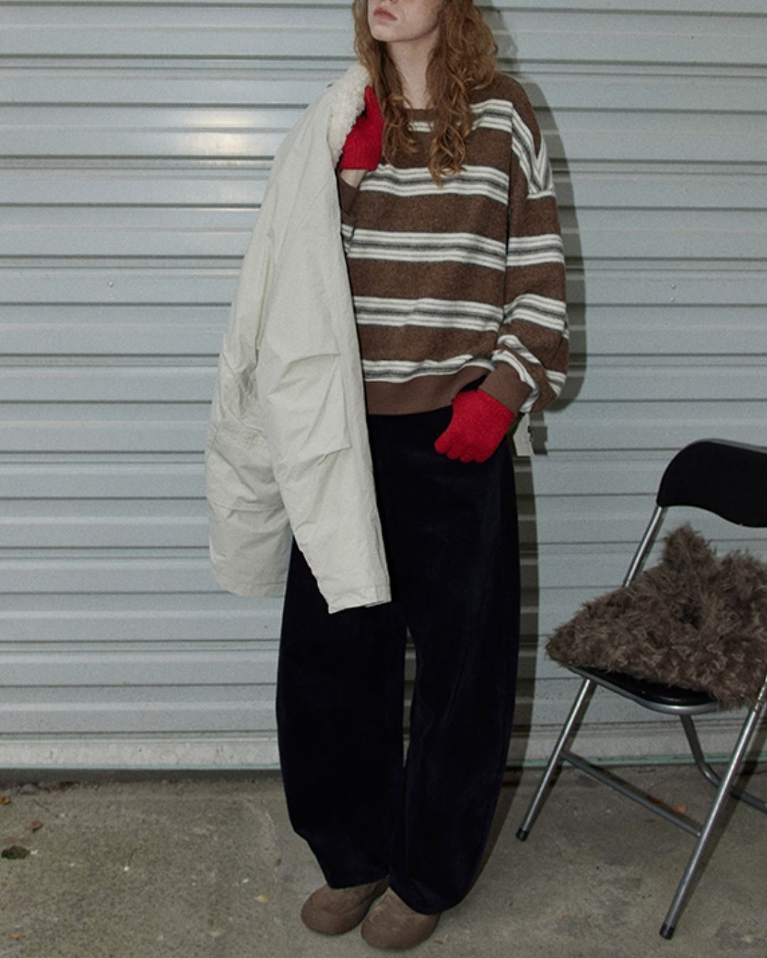 Corduroy Curve Pants　PT024