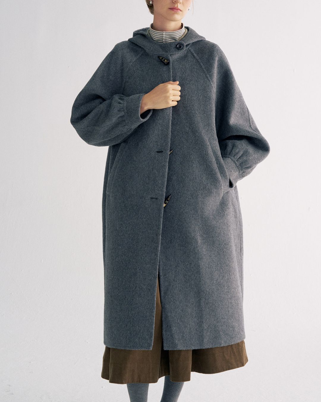 Double-faced Duffle Long Coat　CT030
