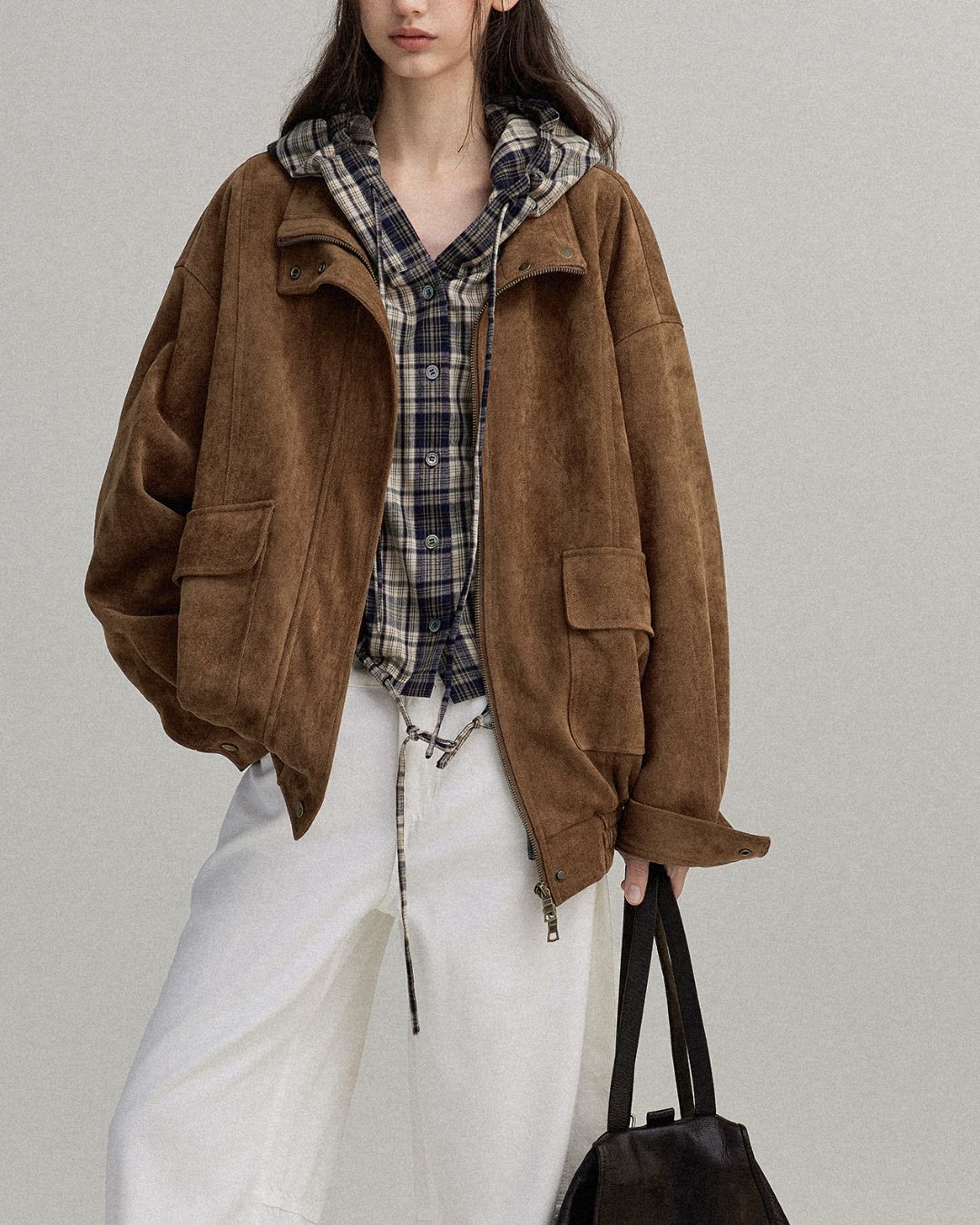 Suede Retro Jacket　JK019