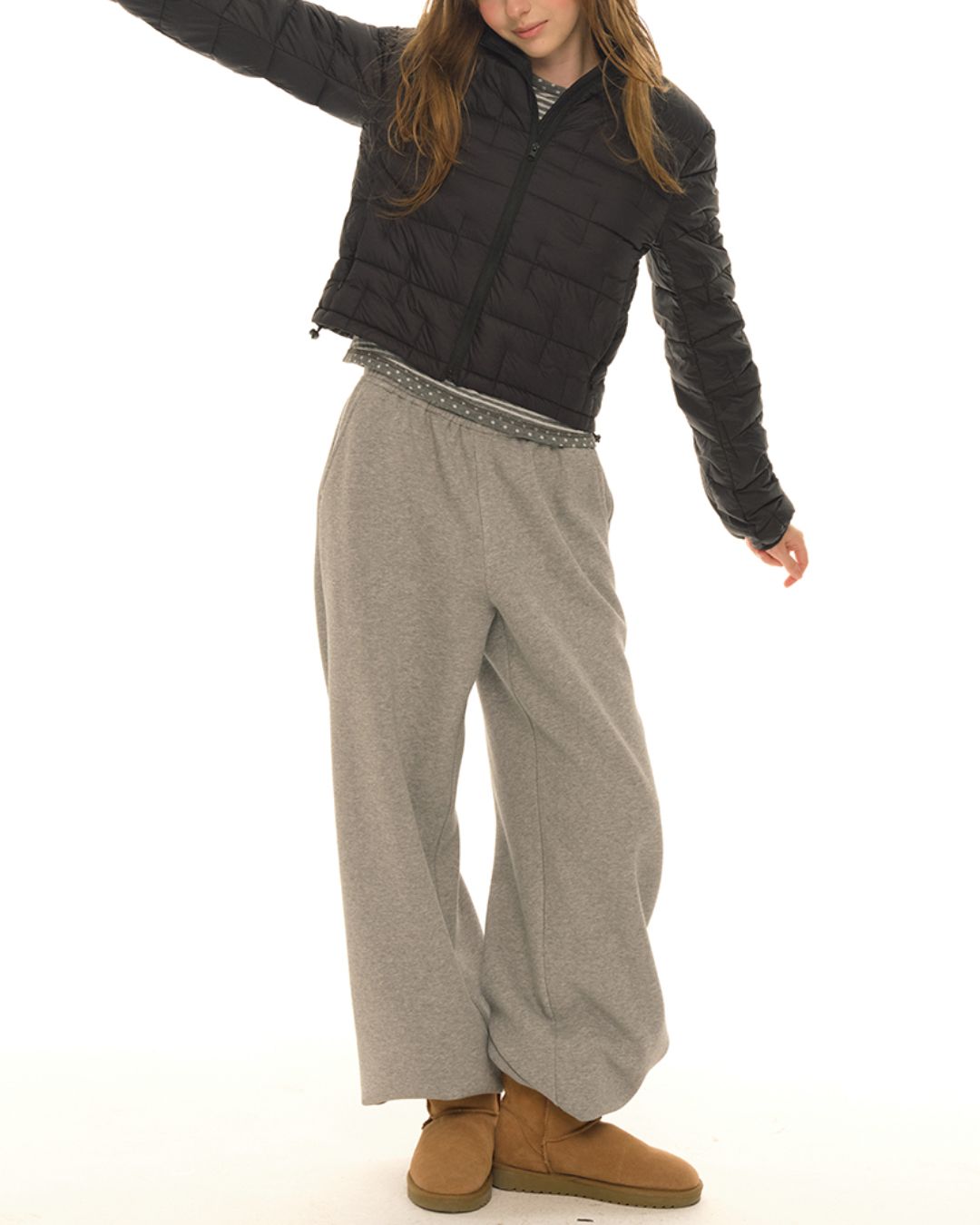 Stand Collar Short Down Jacket　JK035