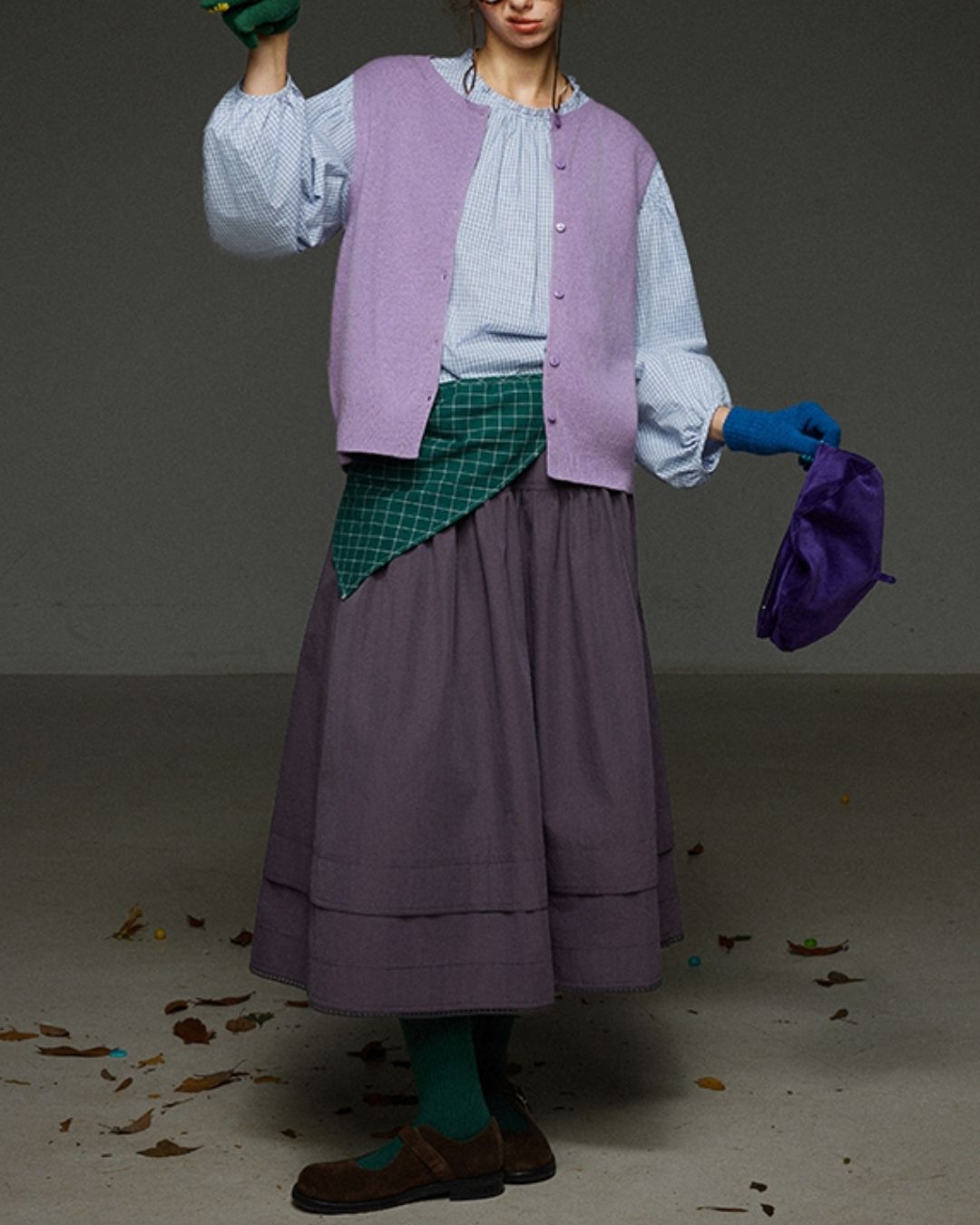 Puff Sleeve Shirt Pullover　LS030