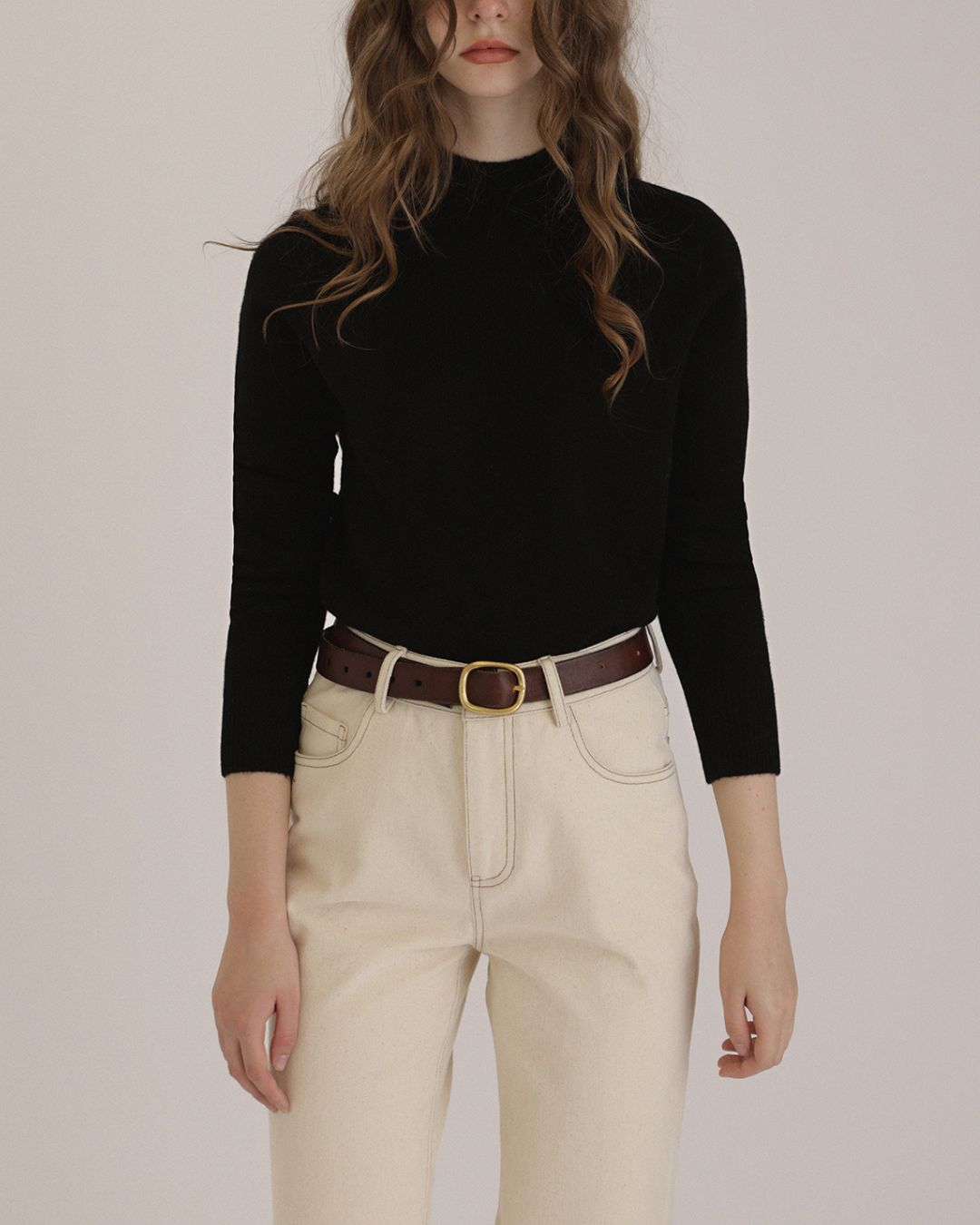 Bottleneck Wool Knit　KN030