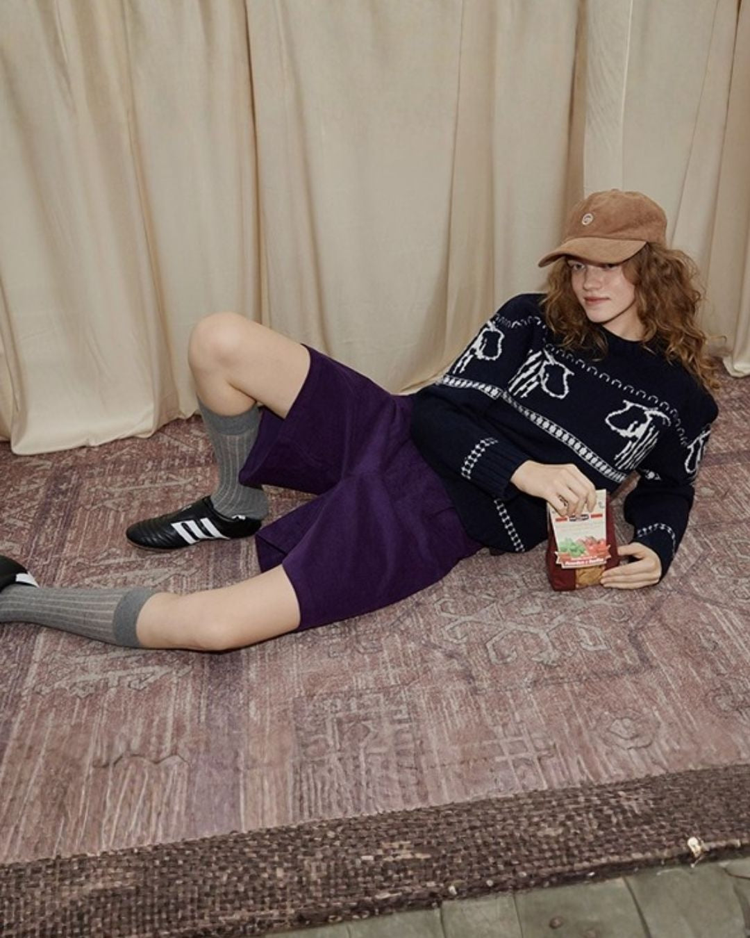 Wool Fair Isle Sweater　KN044