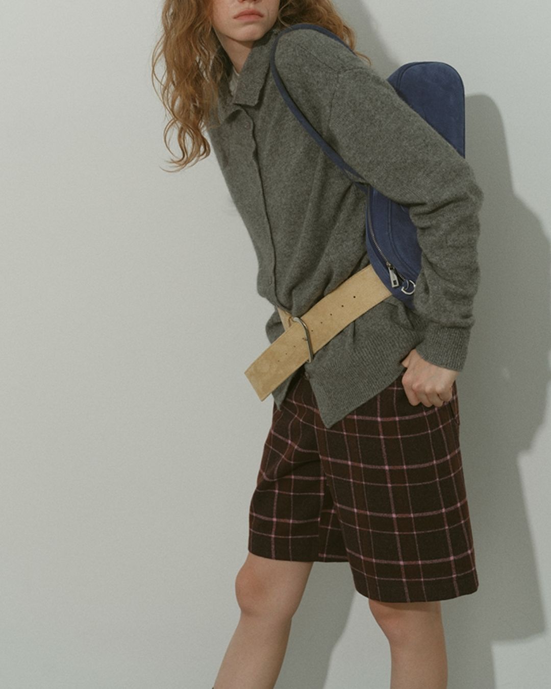 High-neck Knit Cardigan　KN074