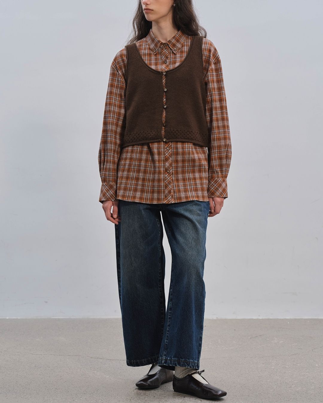 Front And Back 2-way Knit Vest　VT003