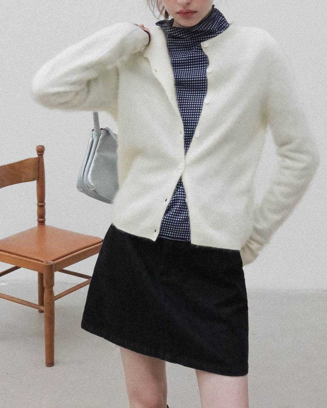 Brushed Knit Cardigan　KN027