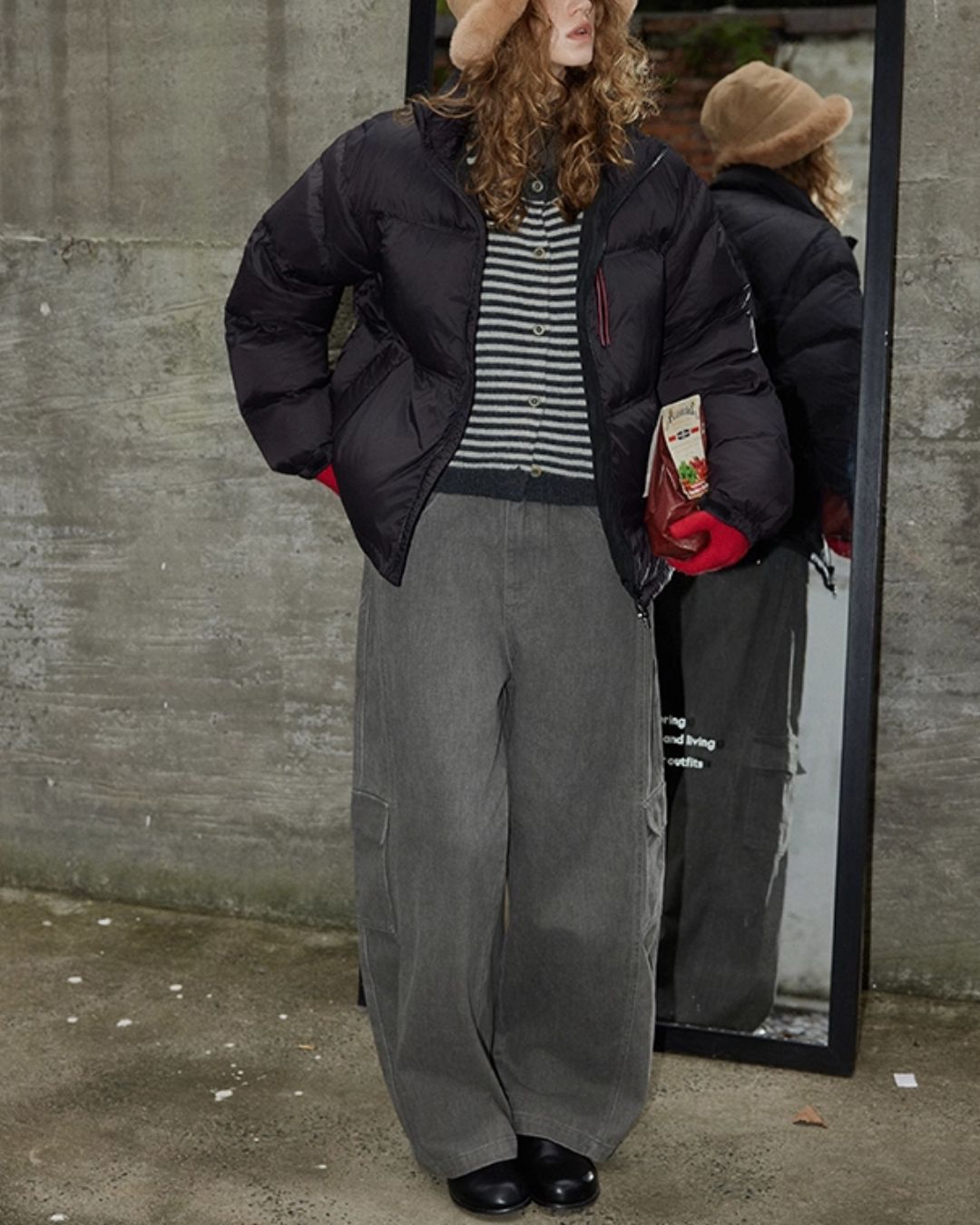 Stand Collar Down Jacket　JK040