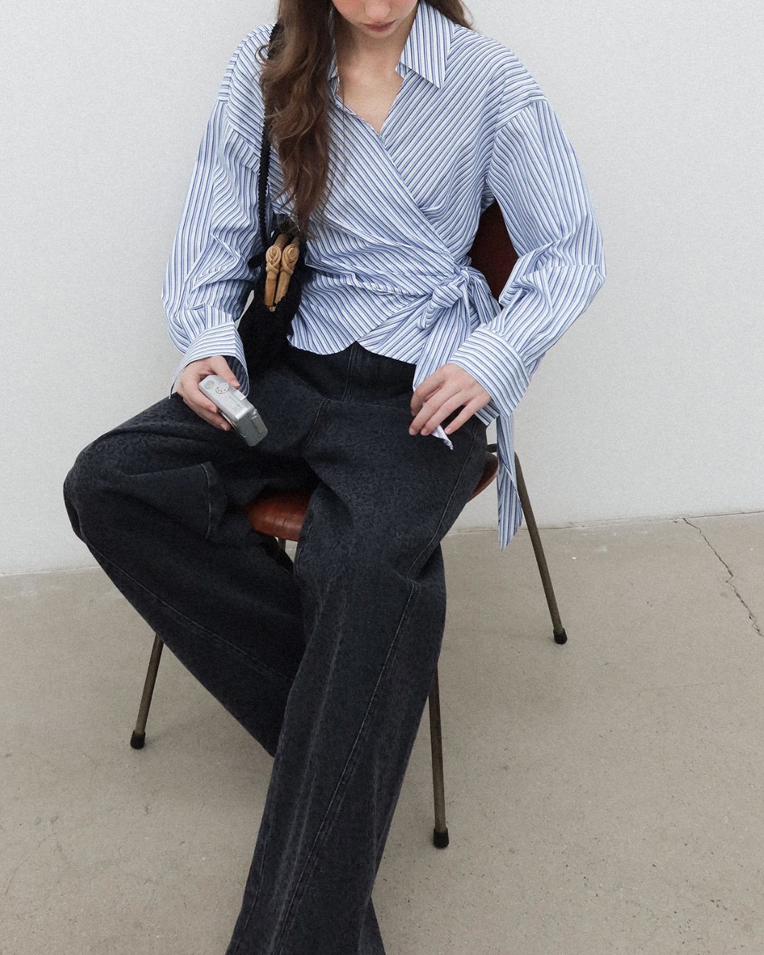 Skipper Wrap Striped Shirt　LS020