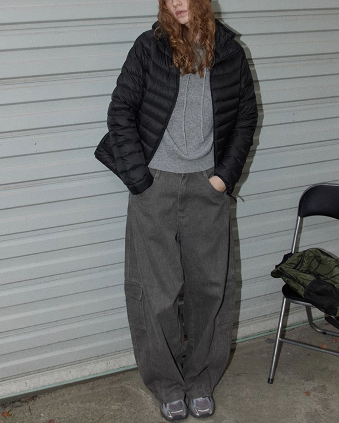 Lightweight Hooded Down Jacket　JK053