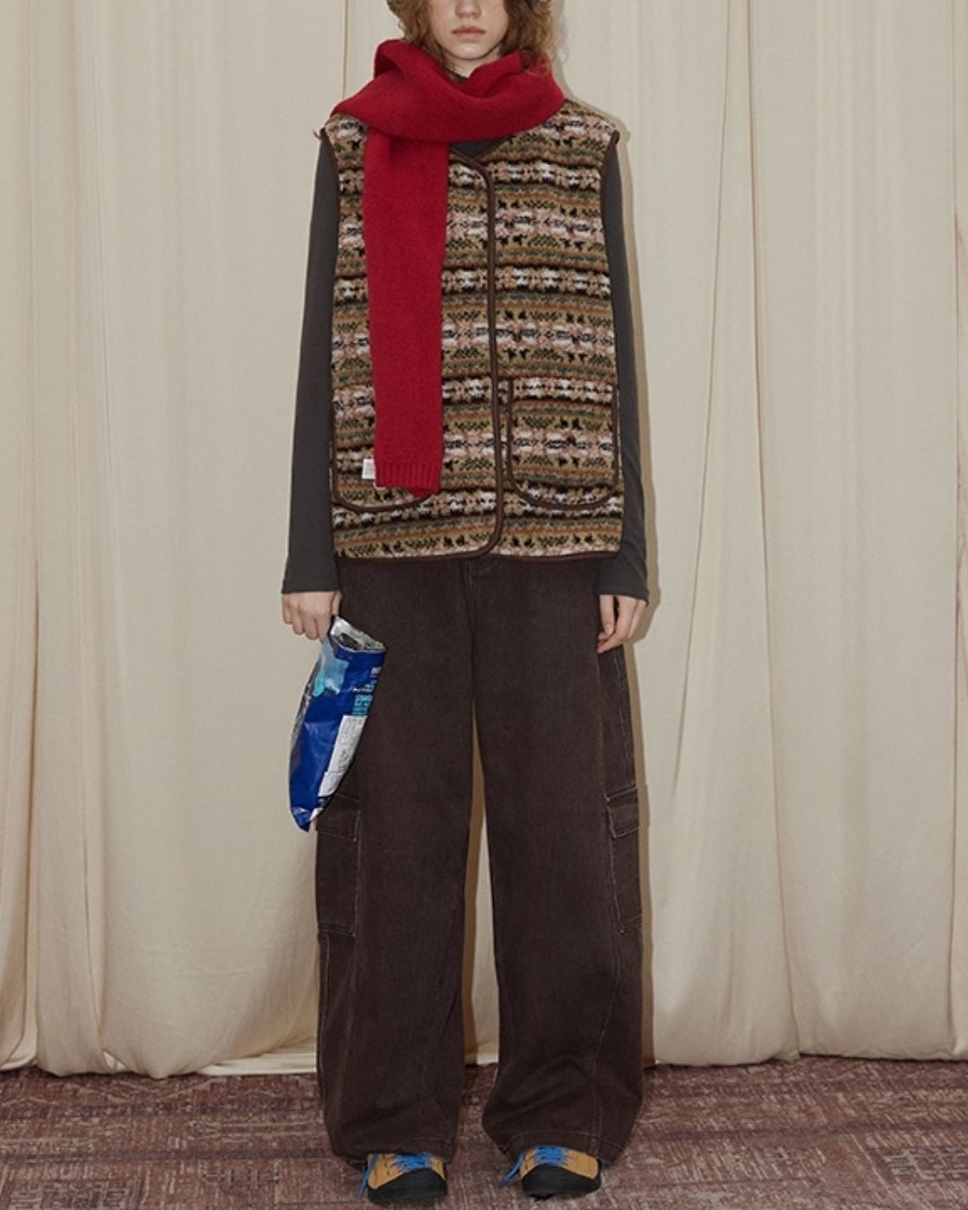 Work Denim Wide Pants　DP008