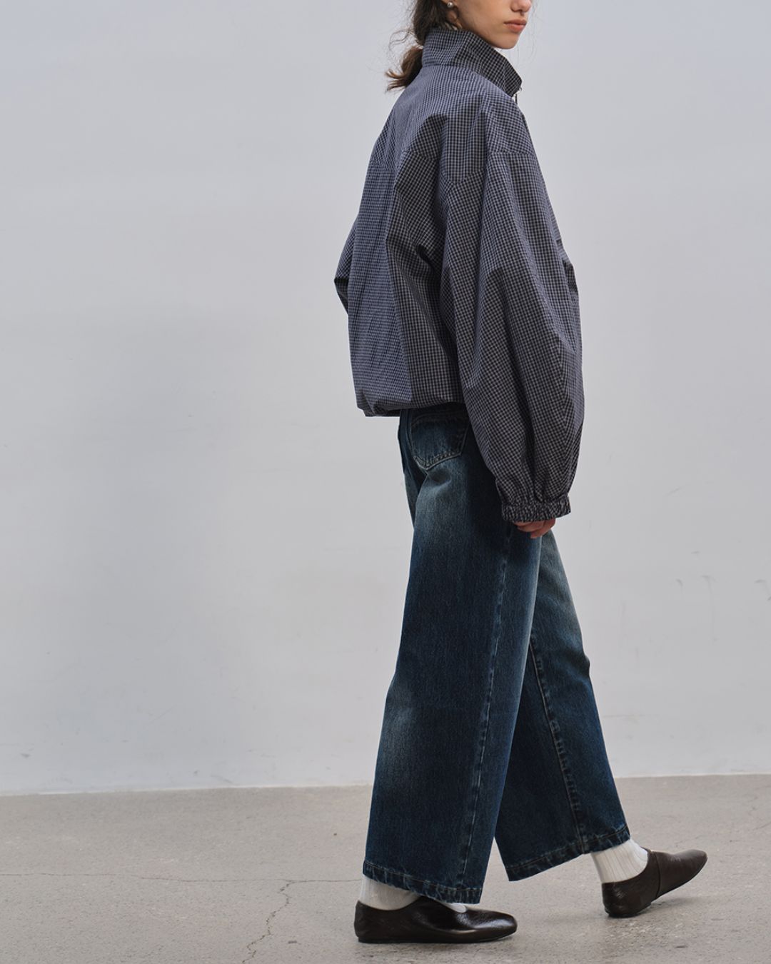 Curved Ankle Denim Pants　DP005