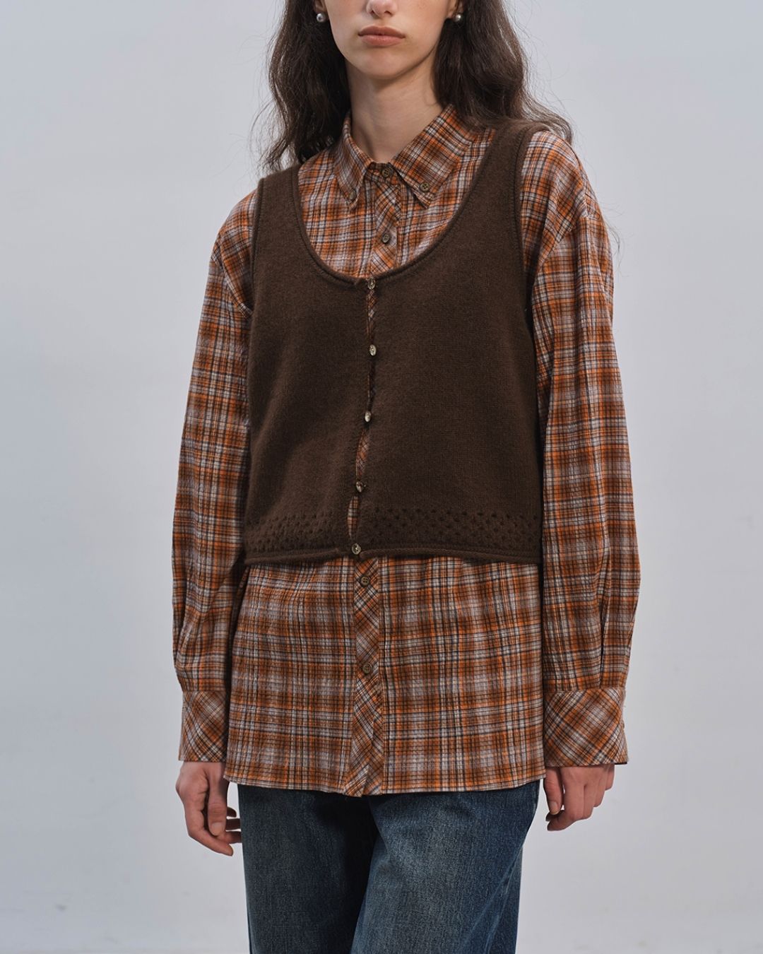 Front And Back 2-way Knit Vest　VT003