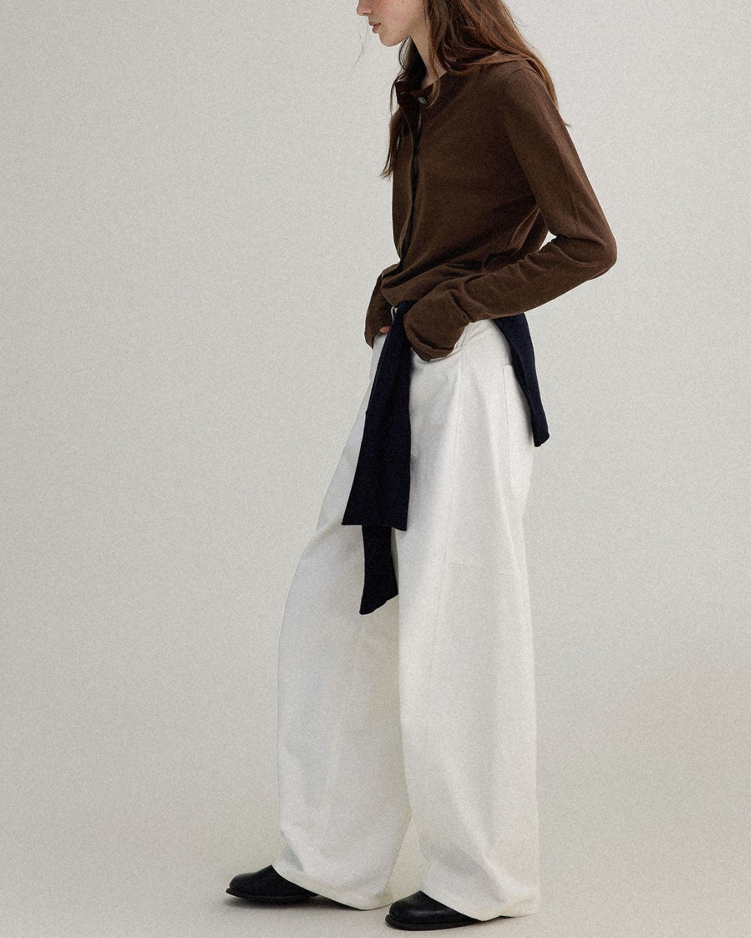 Long Sleeve Knit Cardigan　KN014