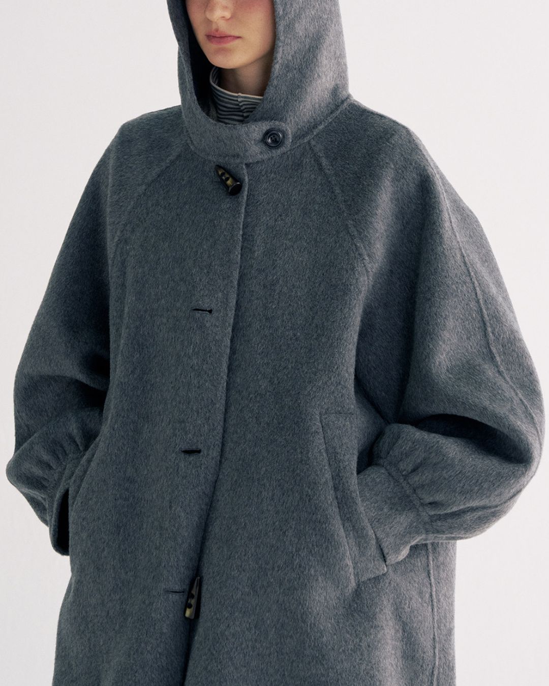 Double-faced Duffle Long Coat　CT030