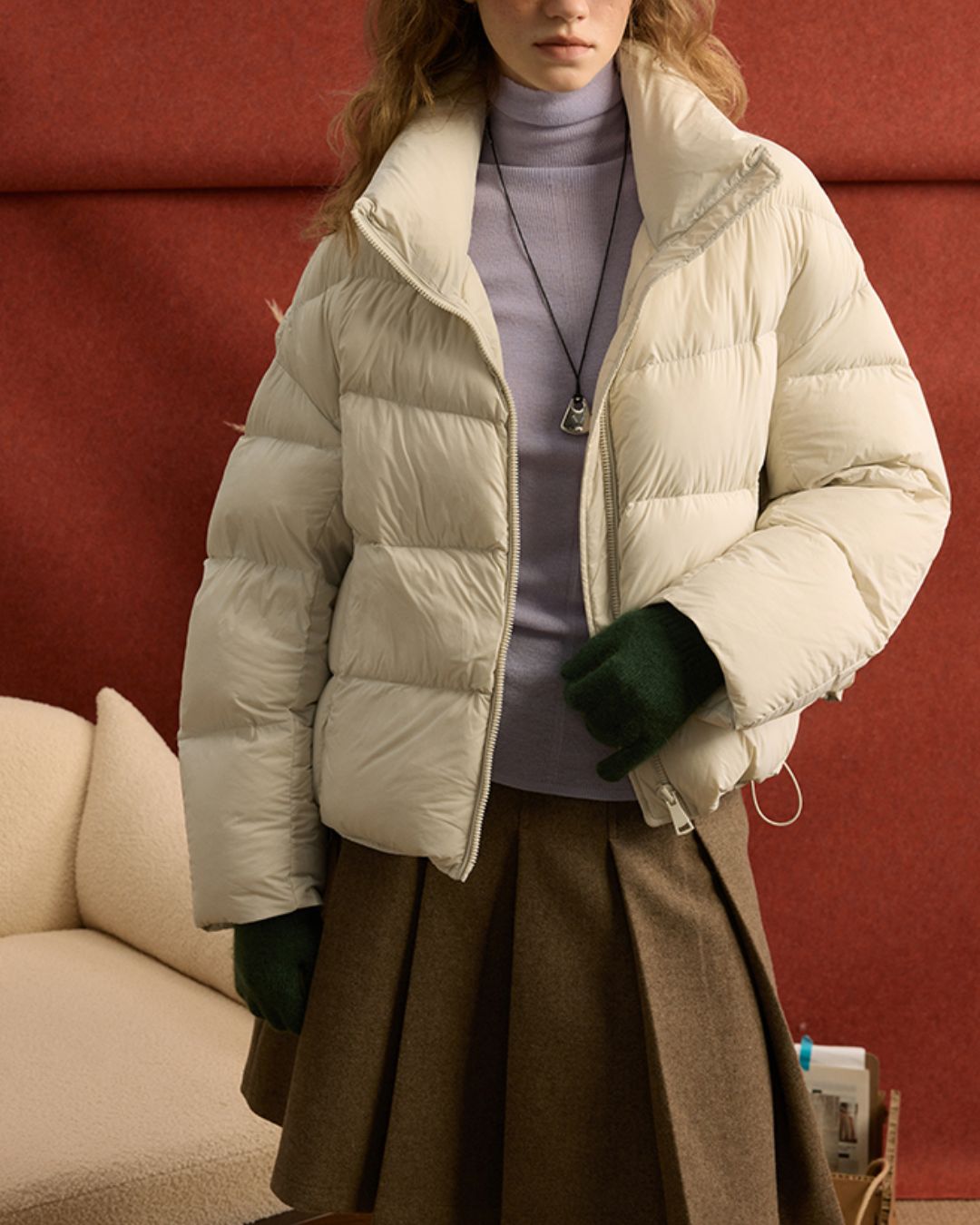 Turtleneck Wool Soft Knit　KN072