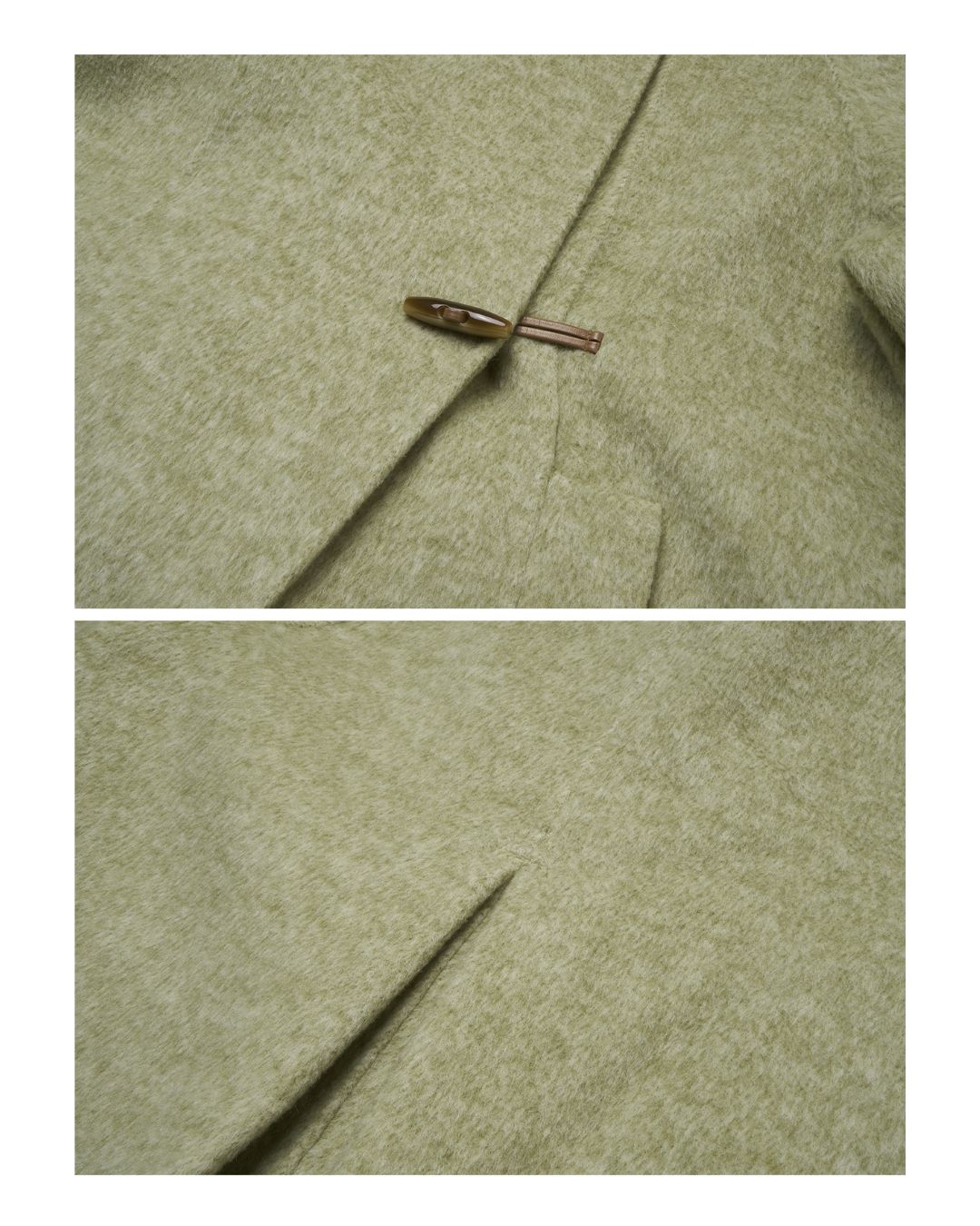 Retro Wool Collared Long Coat　CT008