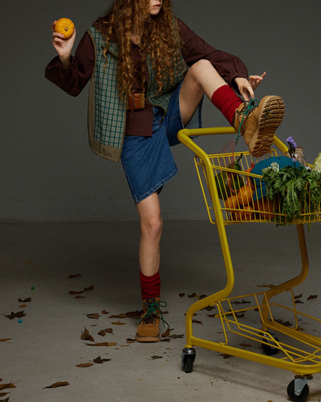 Hooded Checked Shirt　LS031