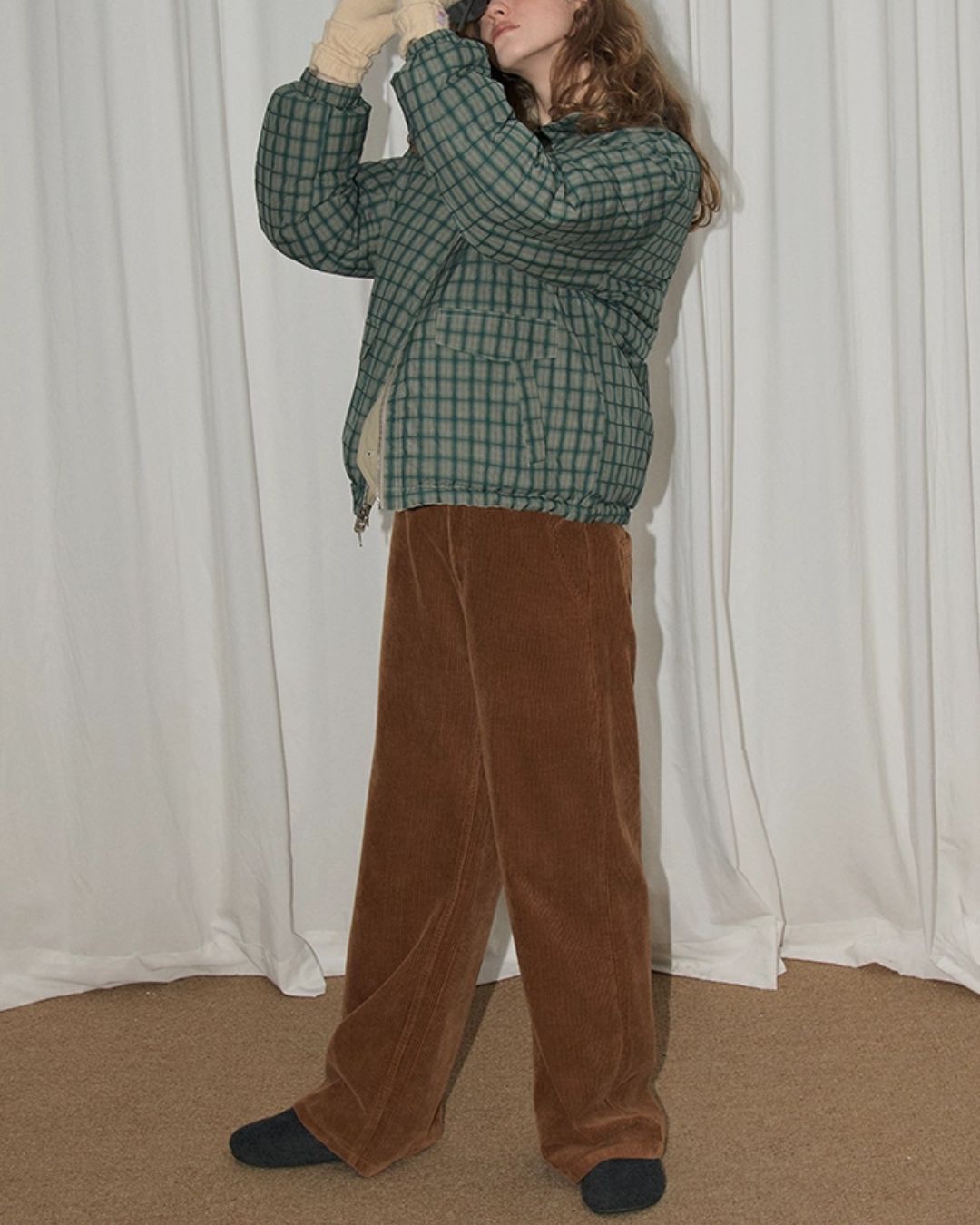 Corduroy Straight Pants　PT019