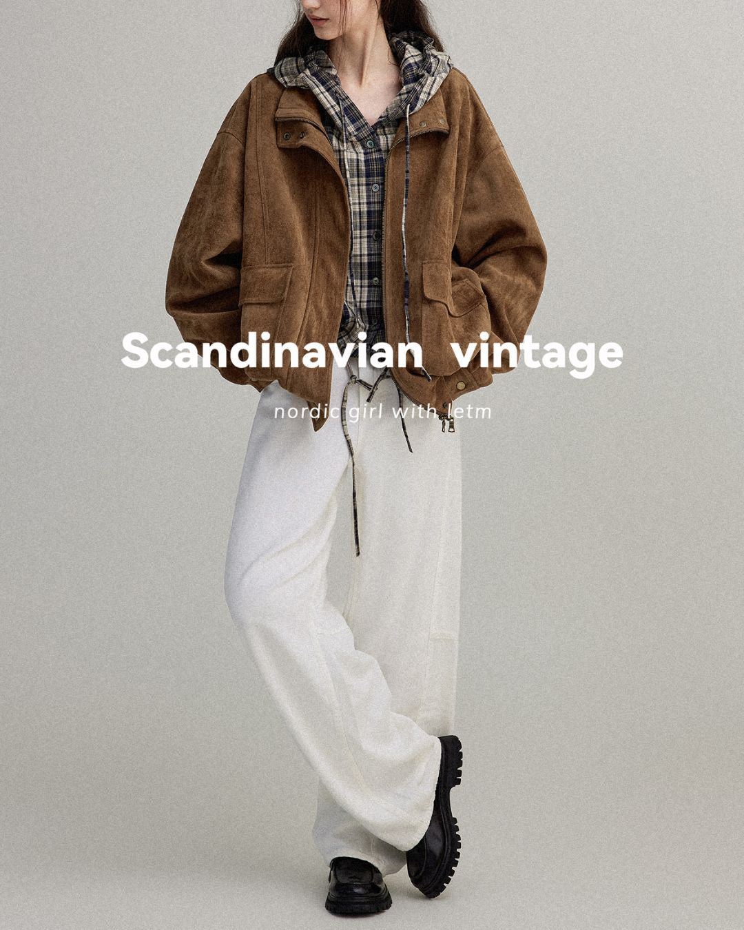 Suede Retro Jacket　JK019