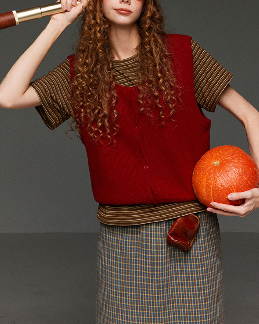 Front And Back 2-way Knit Vest　VT005