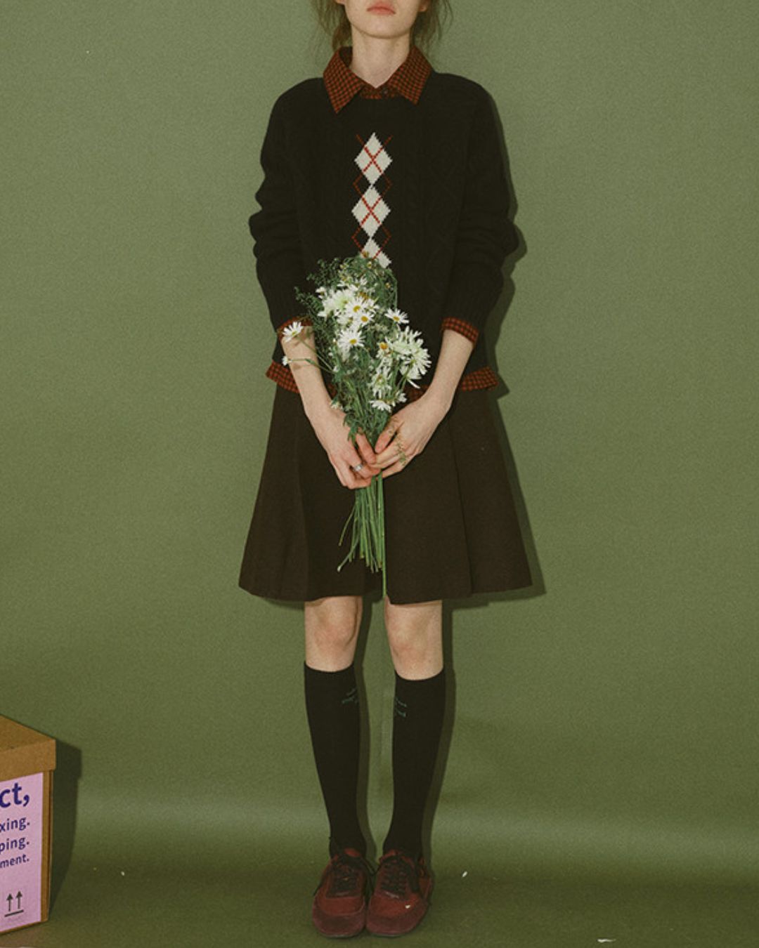 Relaxed Check Shirt　LS046