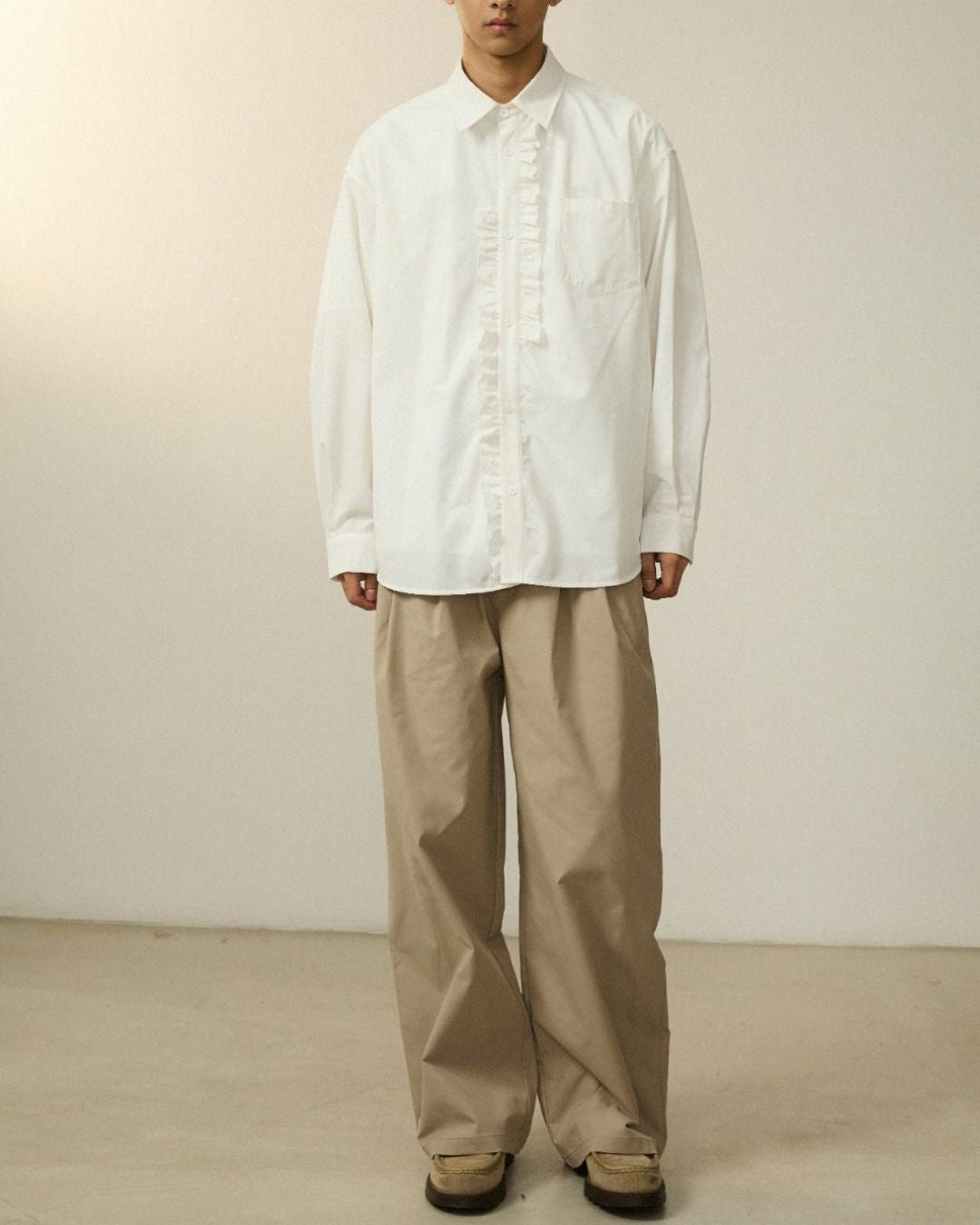 Casual Straight Pants With Mini Bag　PT034