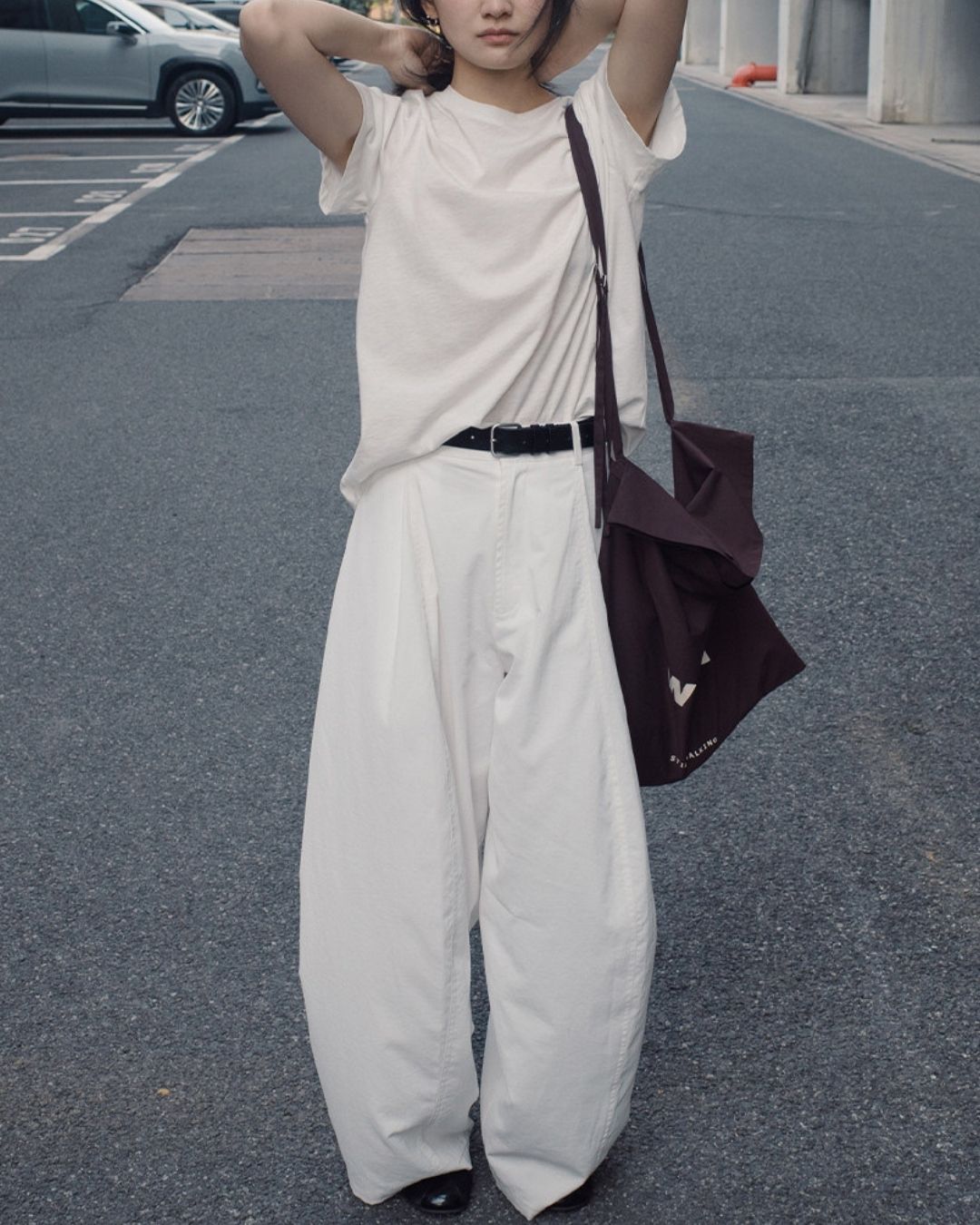 Relaxed Drape Pants　PT046