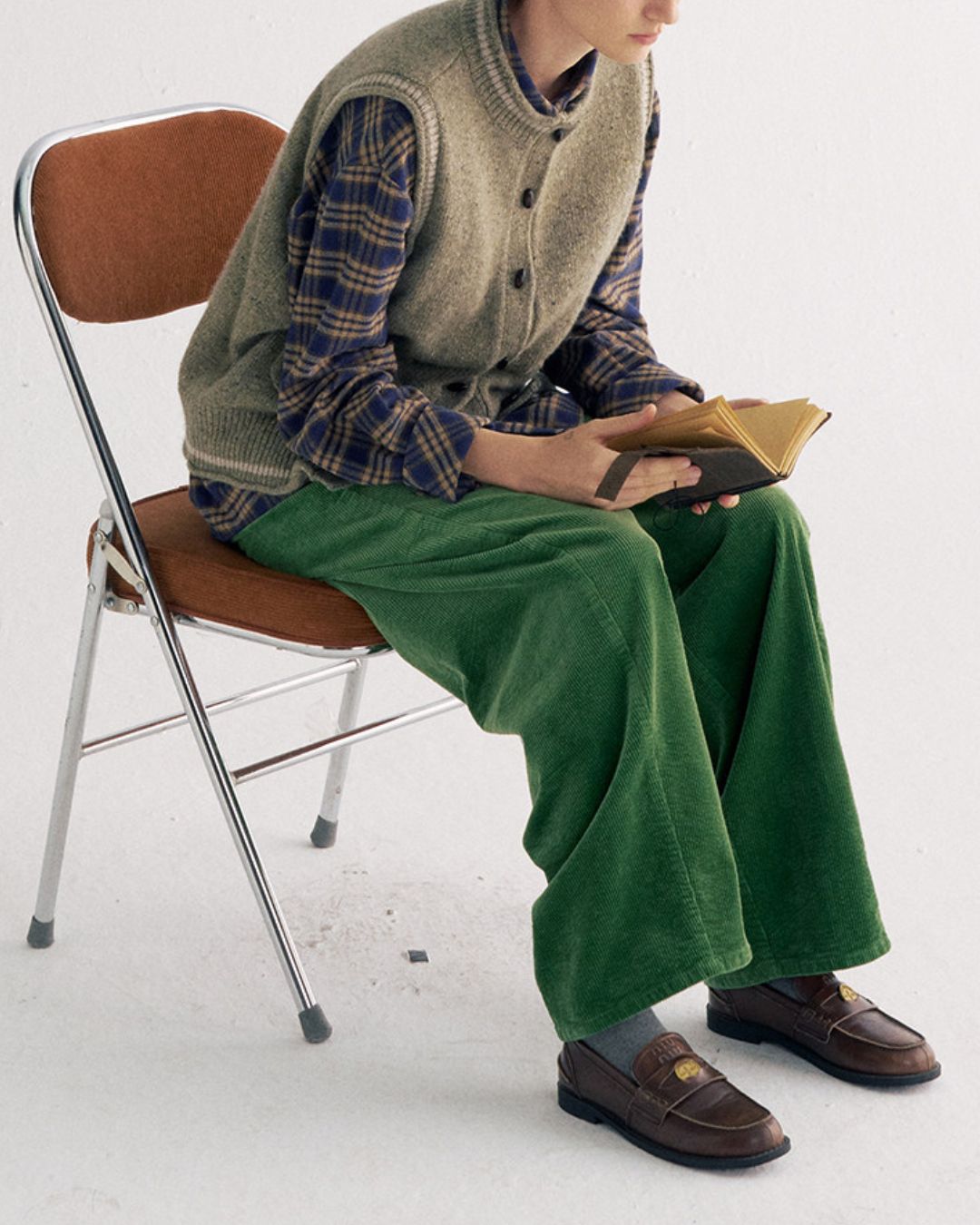 Flannel Cotton Check Shirt　LS039