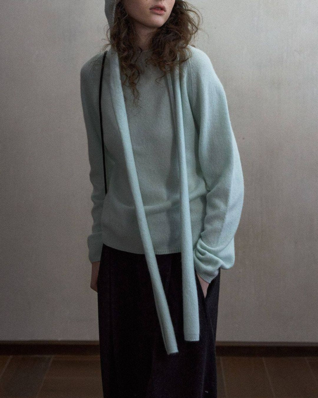 Basic Yak Wool Color Knit Pullover　KN109