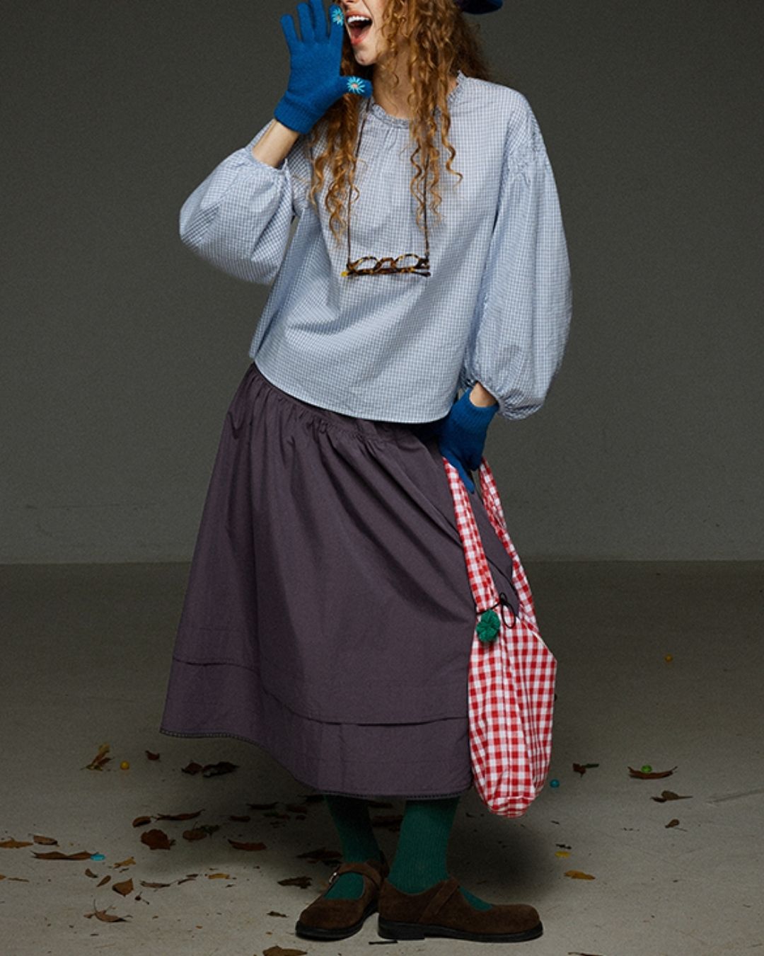 Puff Sleeve Shirt Pullover　LS030