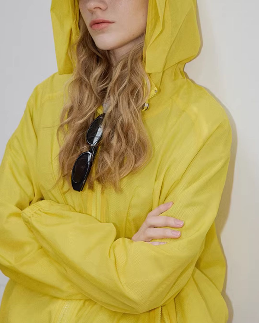 Nylon Short Hooded Jacket　JK092