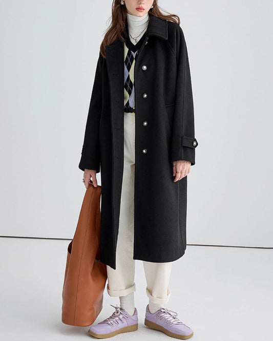 Brushed Bal Collar Coat　CT012