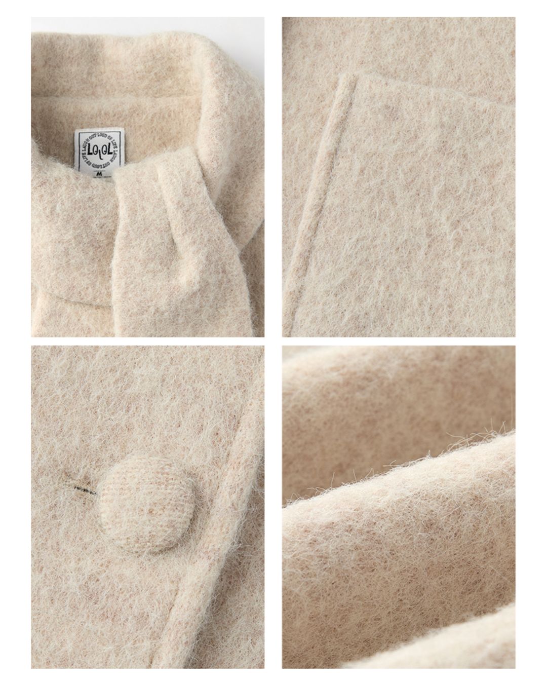 Bowtie Collar A-line Coat　CT023