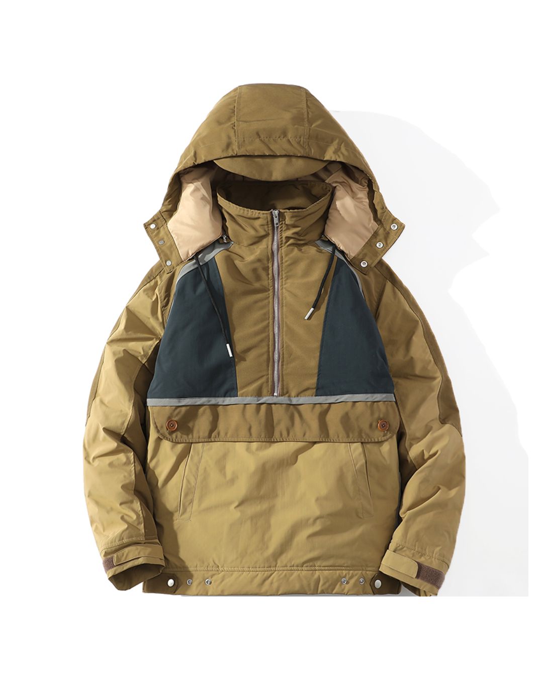 Half-zip Padded Pullover Jacket　JK074