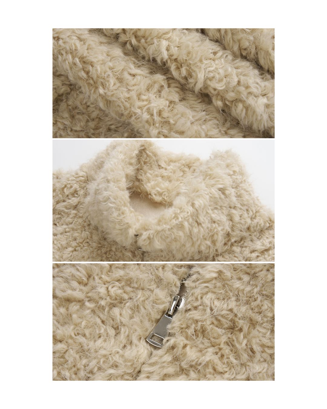 Stand Collar Boa Flap Pocket Vest　VT015