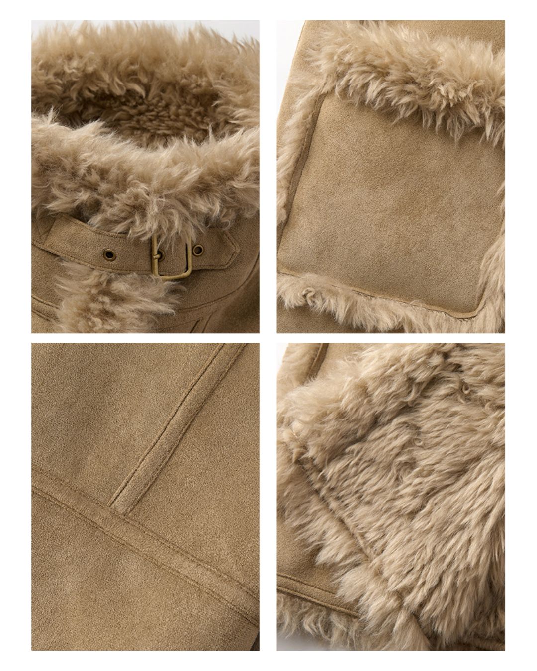 Reversible Mouton Fur Coat　CT025