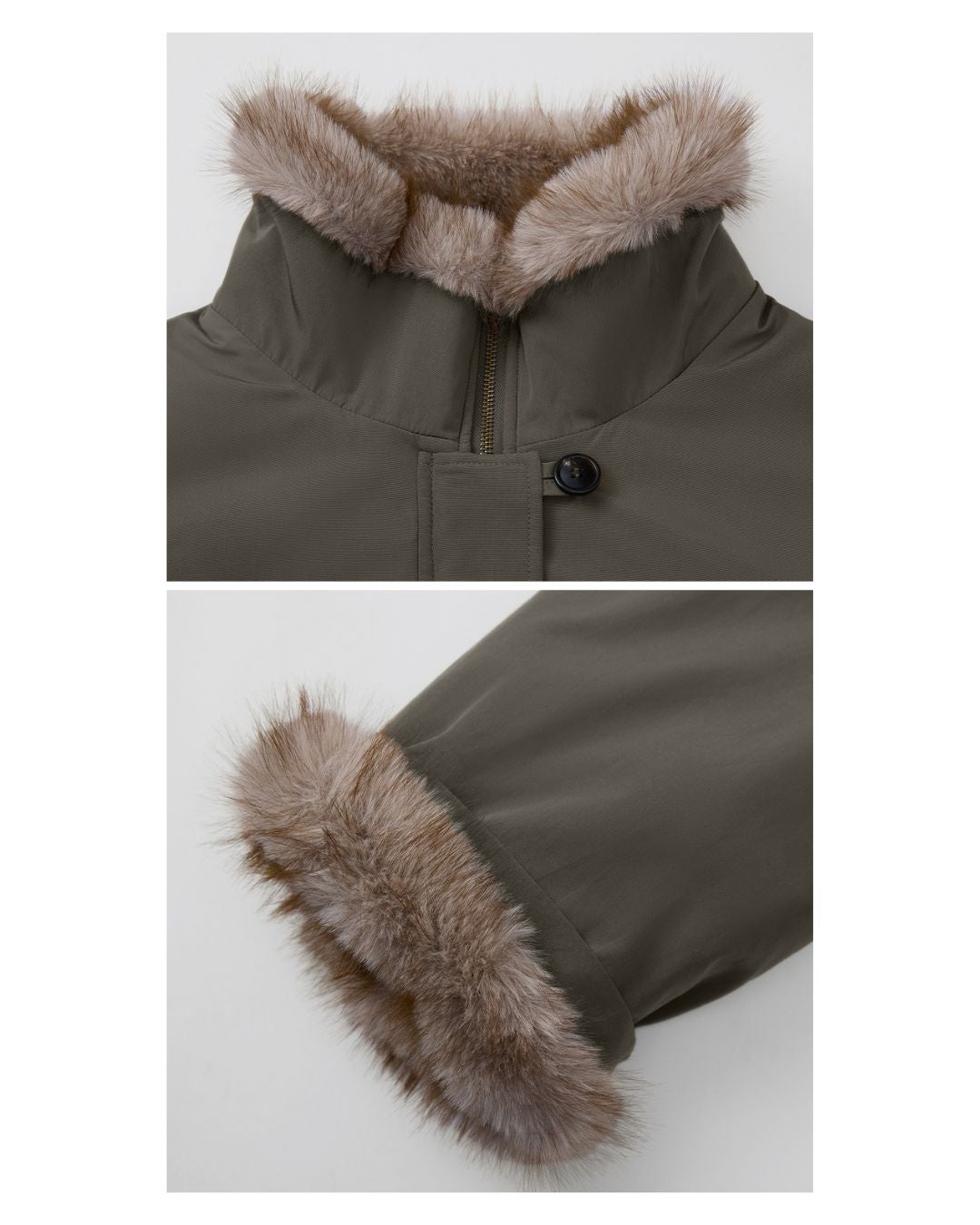 Oversized Fur Work Jacket　JK059
