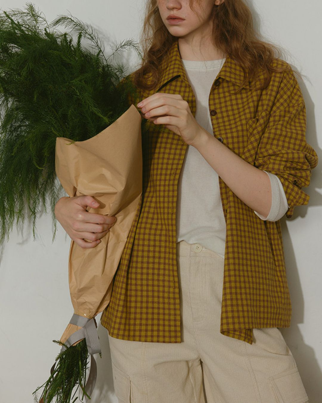 Relaxed Check Shirt　LS046