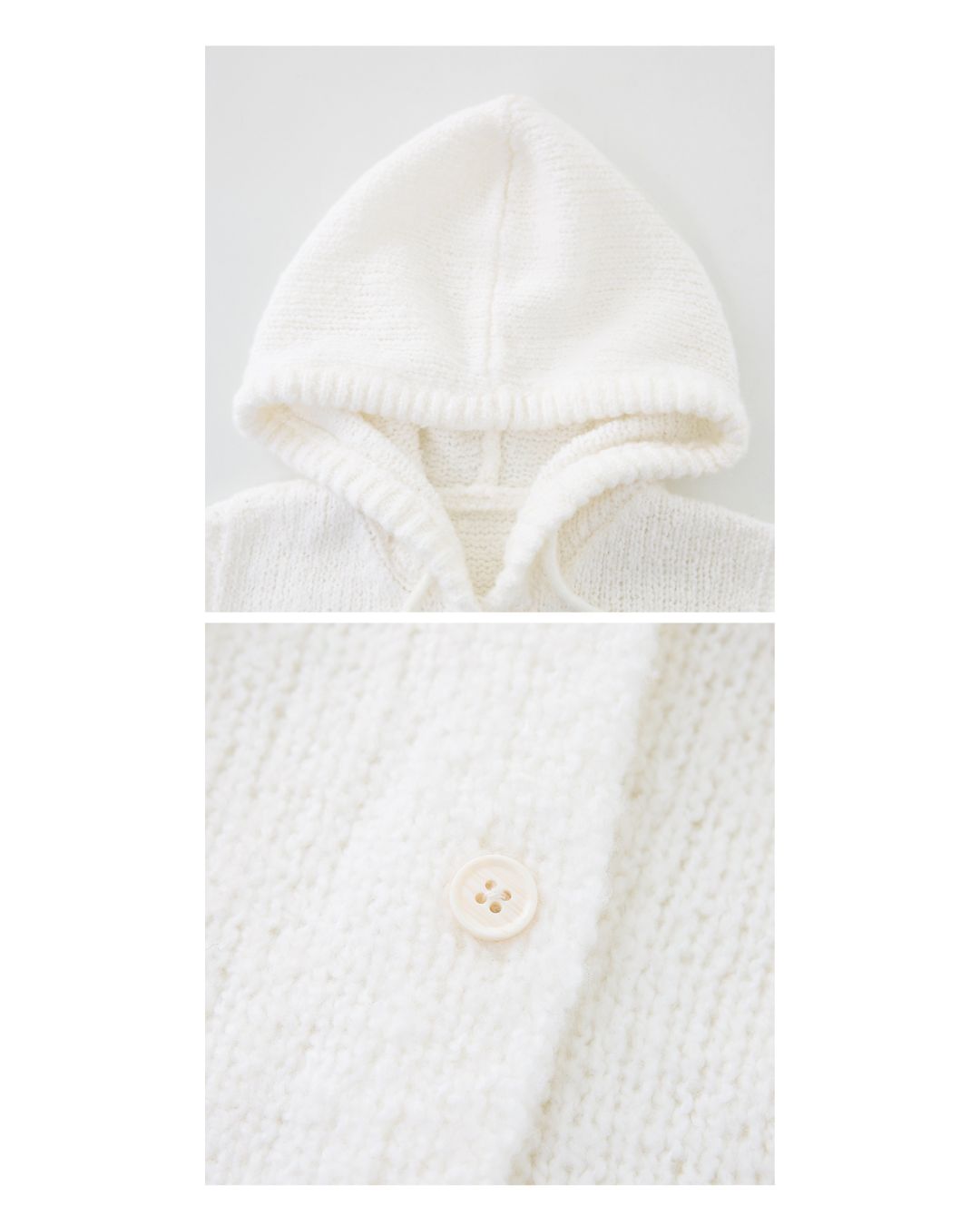 Loop Yarn Hooded Knit Vest　KN025