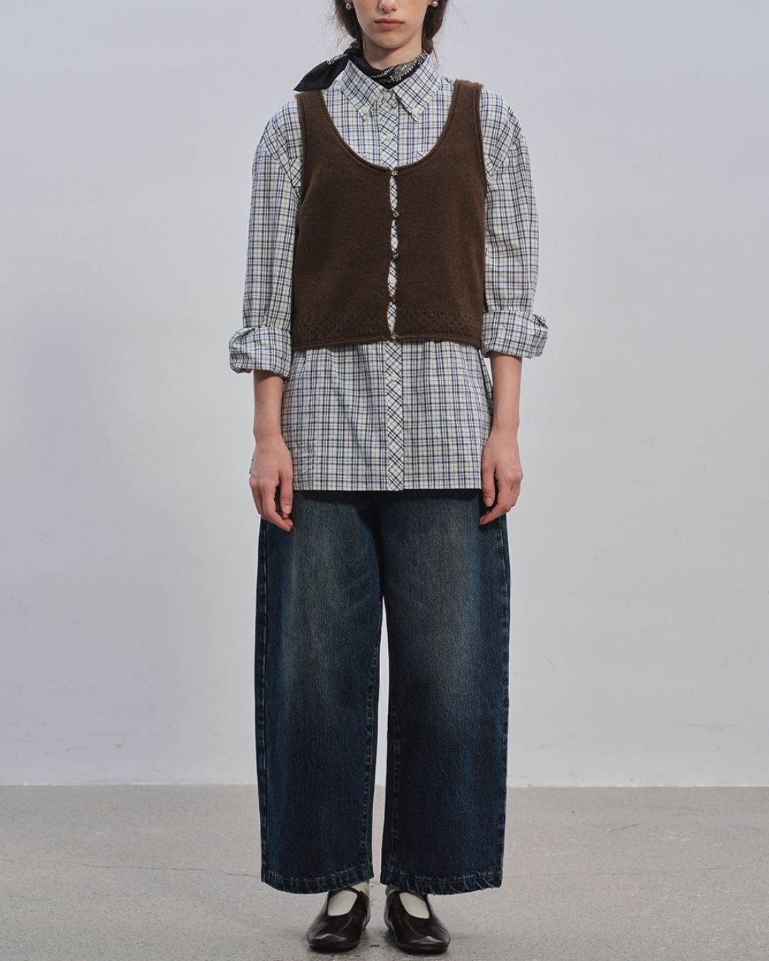 Front And Back 2-way Knit Vest　VT003