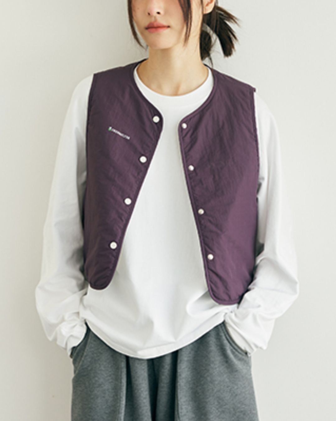 Nylon Quilted Vest　VT001