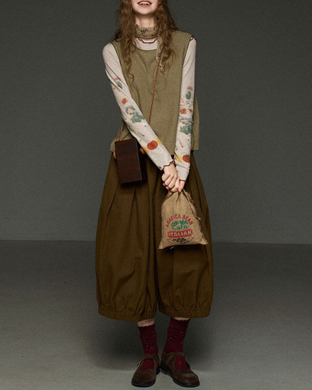 Cropped Pumpkin Pants　PT014