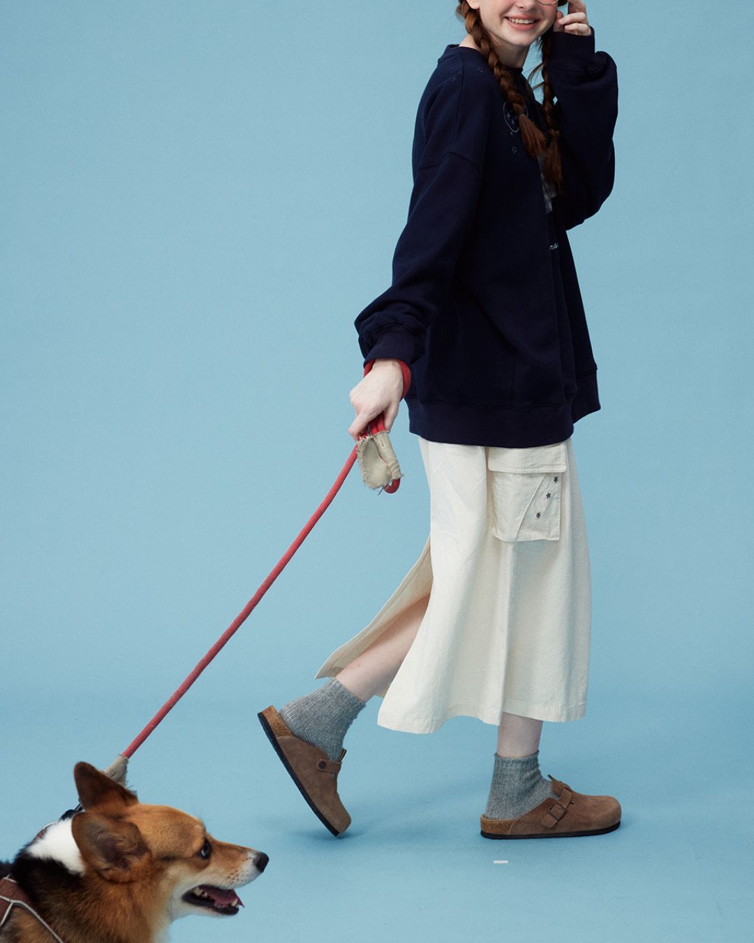 Star Studded Midi Skirt　SK001