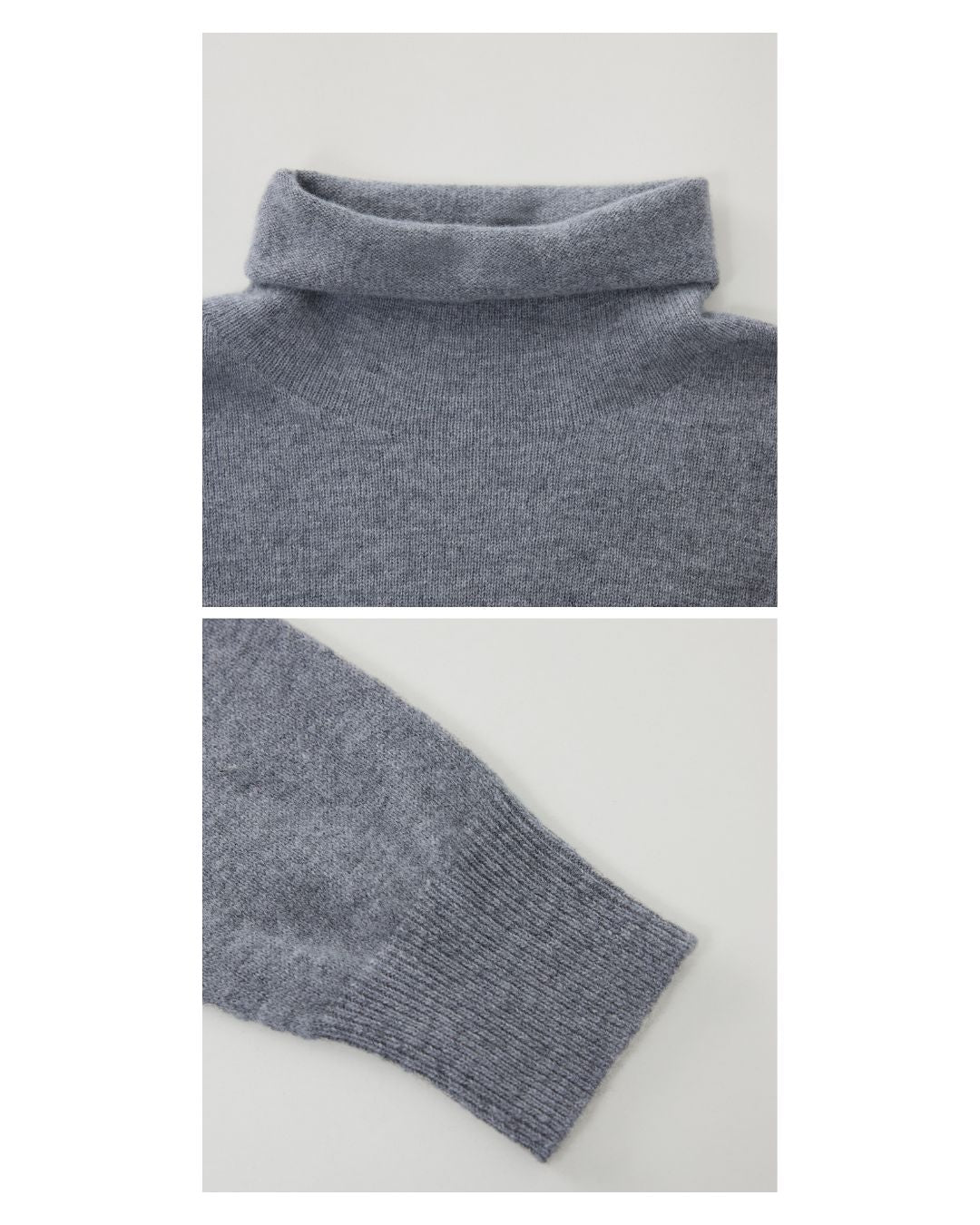 Cashmere Blend High Neck Knit　KN026