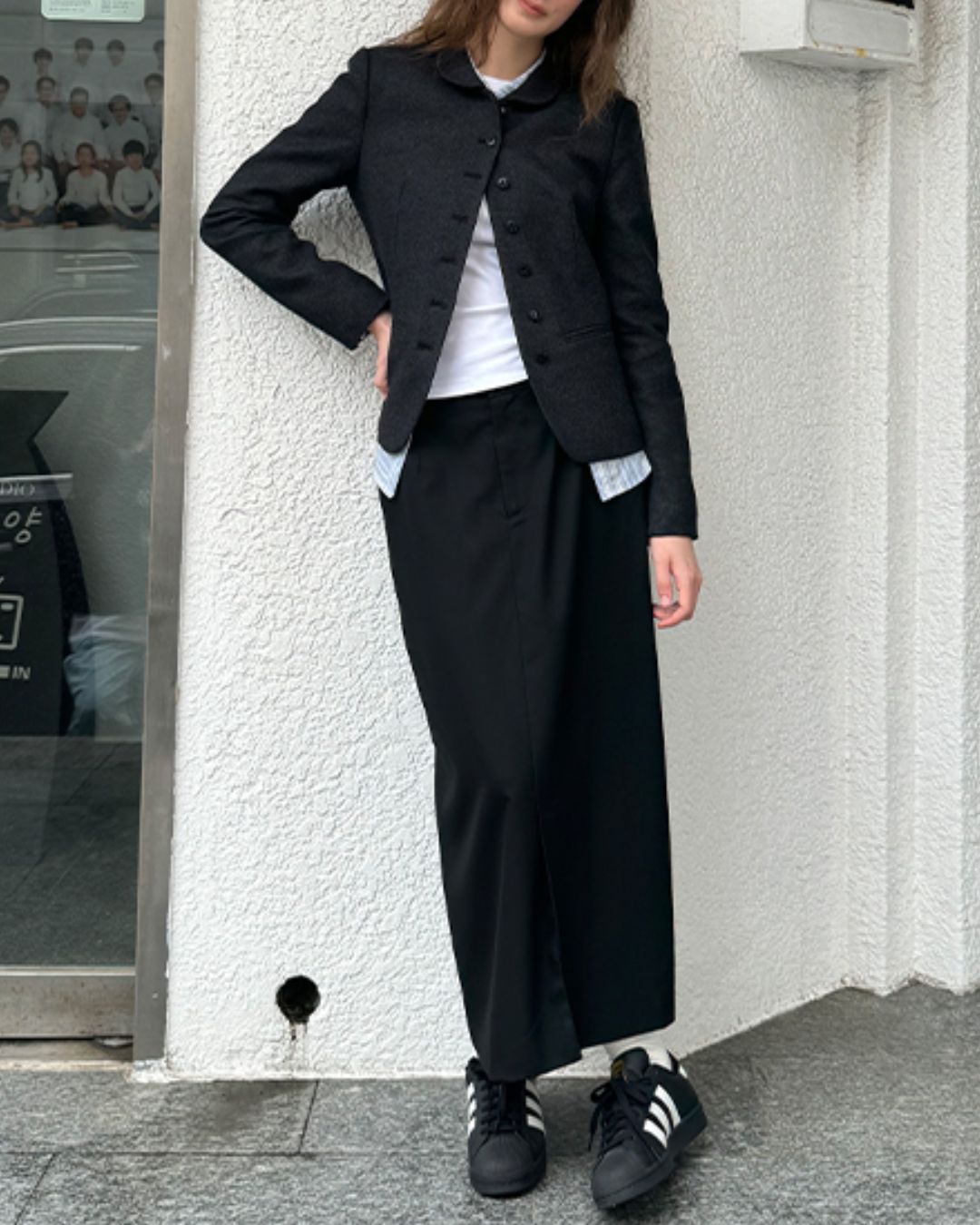 Round Collar Classic Jacket　JK004