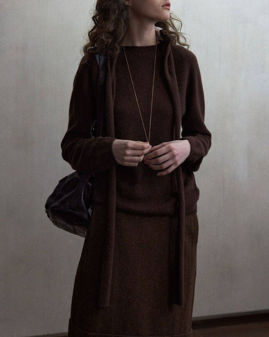 Basic Yak Wool Color Knit Pullover　KN109